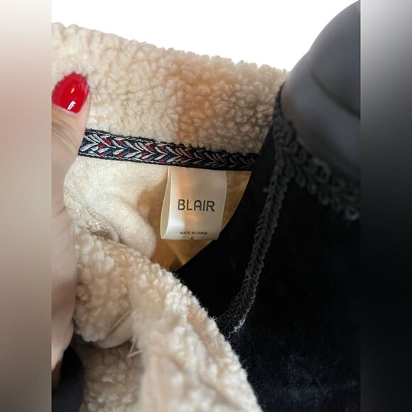 BLAIR SHERPA WESTERN COAT IN COLOR CREAM/LIGHT TAN WOMENS SIZE MEDIUM - Picture 11 of 12